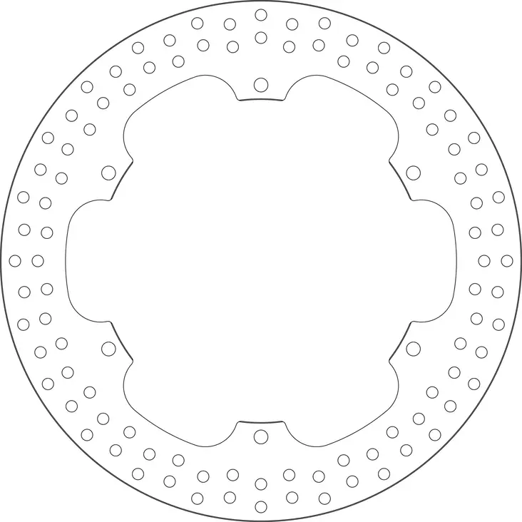 GOLDFREN jarrulevy yd320 hd216 id198 t3.6 - Moottoripyörän jarrulevyt - D311118 - 1