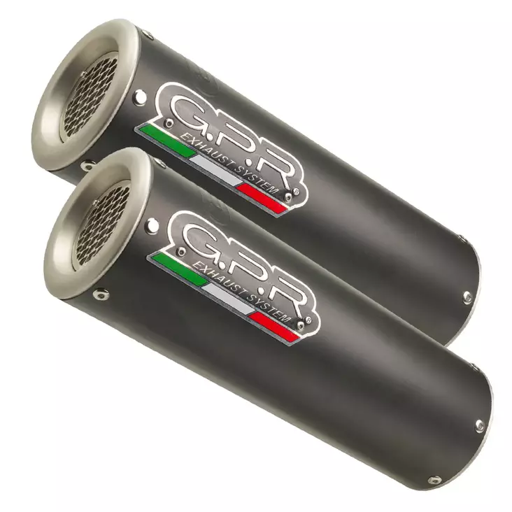 GPR Ducati Monster 696 2008/14 Pair of EC-Approv. slip-on exhaust catalized M3 B - Moottoripyörän äänenvaimentimet - D422688 - 1