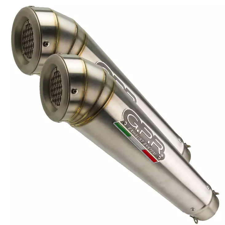 GPR Ducati Streetfighter 1100 2009/12 Pair EC-Approv. slip-on exhaust Powercone - Moottoripyörän äänenvaimentimet - D422708 - 1