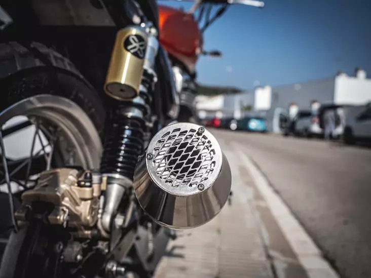 GPR Honda CB 750 KZ SEVEN FIFTY 1978/1982 univ. EC-Approv. silencer w/o link pip - Moottoripyörän äänenvaimentimet - D424648 - 1