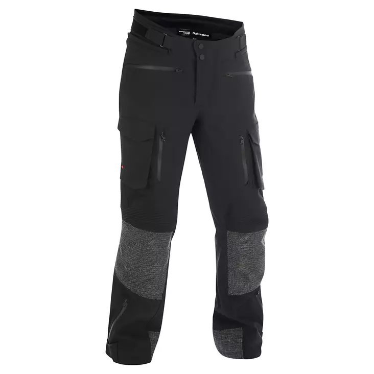 Halvarssons Tekstiilihousut Dalen Pants Musta - Kalvolliset moottoripyörähousut - D502988 - 1