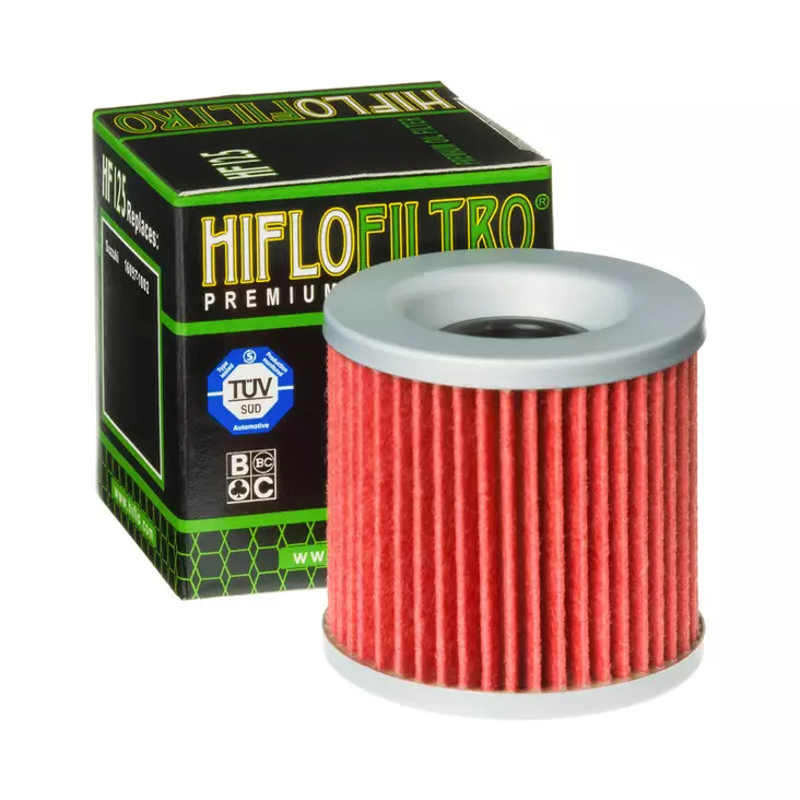 HiFlo öljynsuodatin HF125 - Moottoripyörän öljynsuodattimet - D59078 - 1