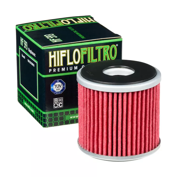 HiFlo öljynsuodatin HF593 - Moottoripyörän öljynsuodattimet - D523938 - 1