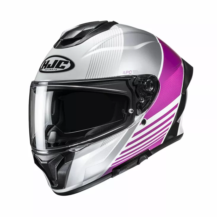 HJC Kypärä C71 Morix Valkoinen/Pinkki MC8 - Umpikypärät - D528218 - 1