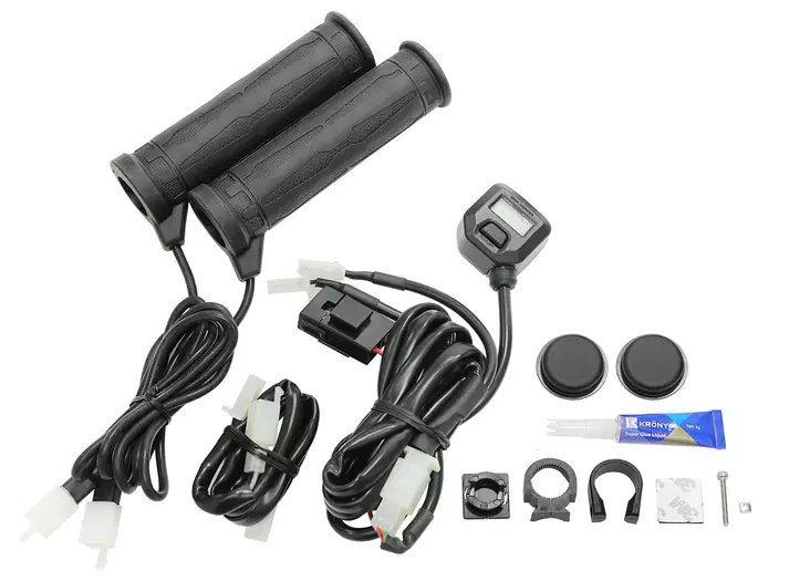 Hyper Lämpökahvat MP 22mm ohj.tangolle (120mm/120mm) - Moottoripyörän lämpökahvat - D386068 - 1