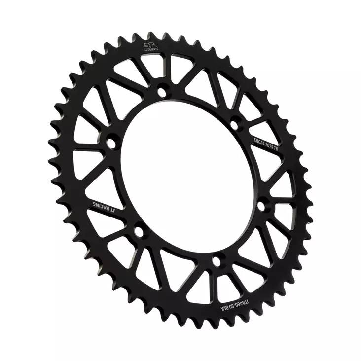 JT Takaratas Alumiini 7075 T6 Musta JTA460.50BLK - Moottoripyörän takarattaat - D433688 - 1