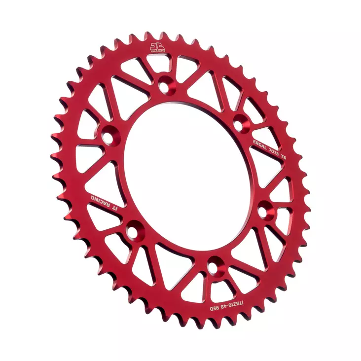 JT Takaratas Alumiini 7075 T6 Punainen JTA210.48RED - Moottoripyörän takarattaat - D433658 - 1