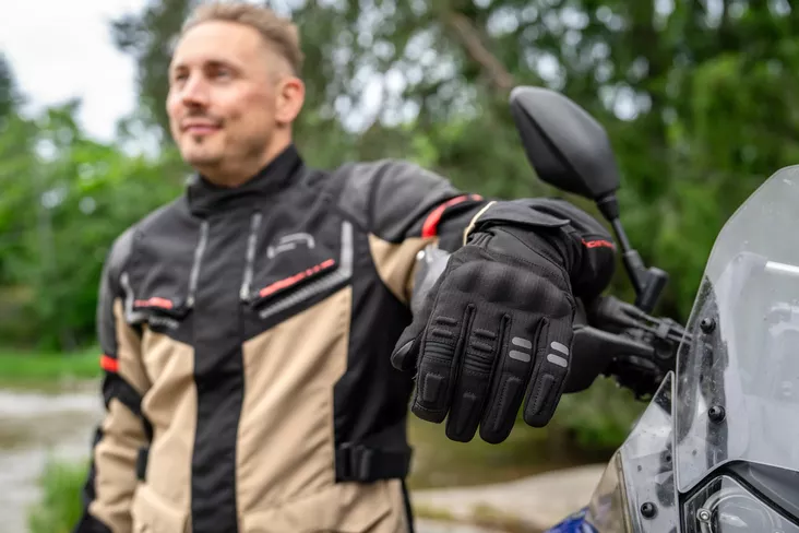 Lindstrands Hanska Klippen Musta - Kalvolliset moottoripoyörähanskat - D527098 - 1