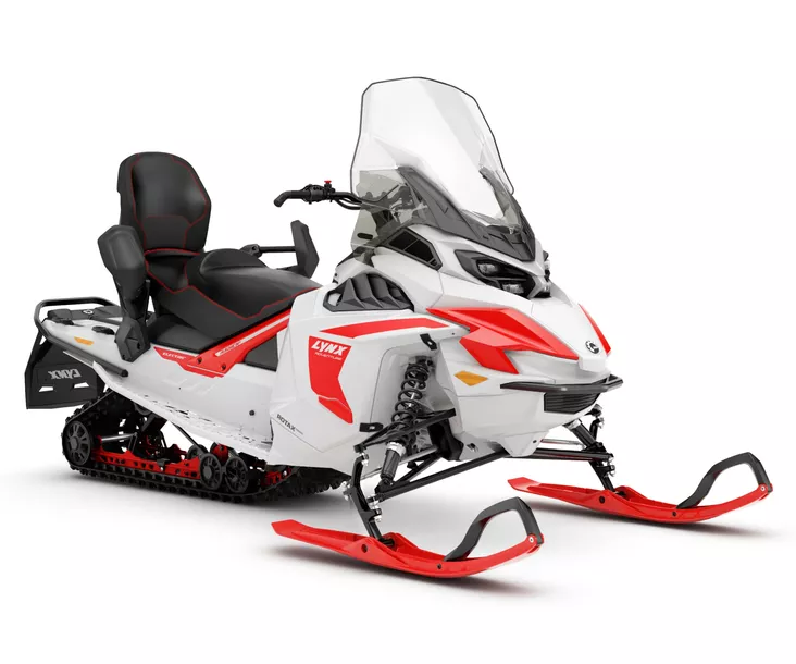 Lynx 27 Adventure Electric 3500 10,25" 32mm Rip Saw Viper Red / Bright White - Lynx moottorikelkka 2027 -mallisto - 144338 - 1