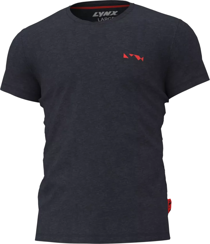 LYNX PREMIUM UNISEX T-SHIRT MIESTEN BLACK - Lynx Vapaa-aika - 131258 - 1