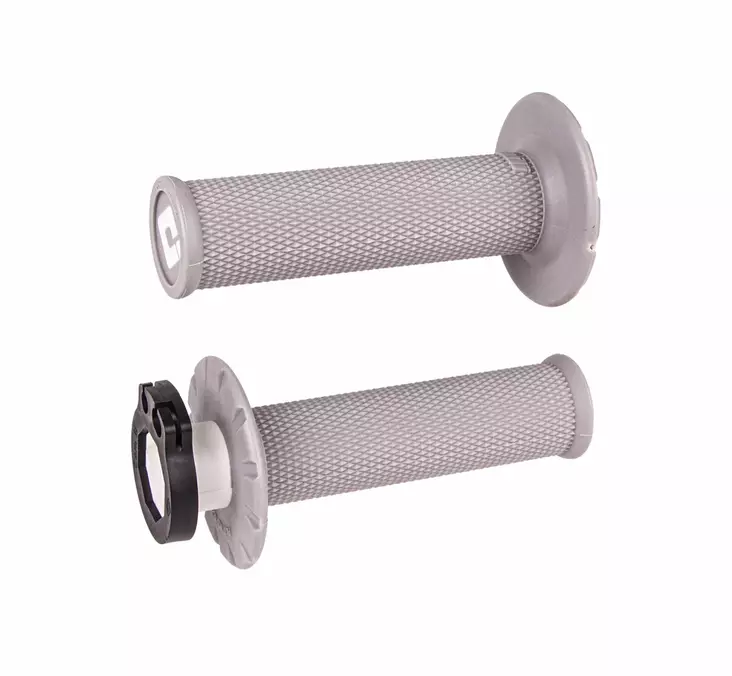 ODI No-Waffle MX V2 Lock-On Grip Grey Soft - Moottoripyörän kahvakumit - D509898 - 1