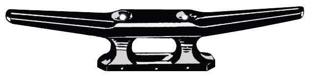 Osculati Nylon pollari musta 144mm - Veneen Knaapit & pollarit - D162098 - 1