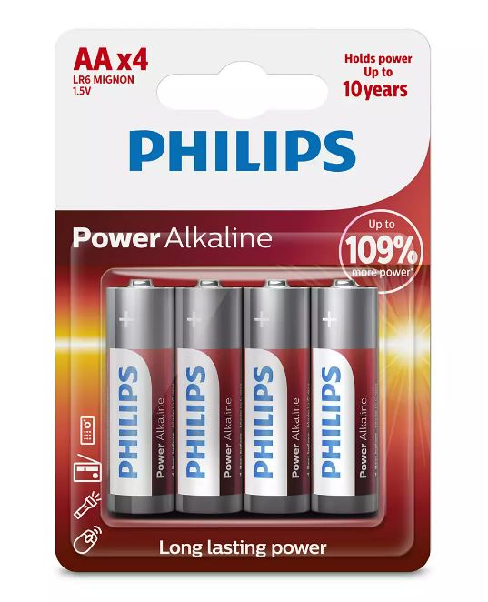 Philips Paristo LR6/ AA Power Alkaline B4 (4pcs) - Paristot - D446388 - 1