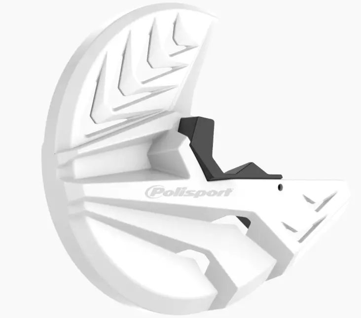 Polisport Disk c/bottom fork p Beta RR 4T/2T(19-..) white/black (8) - Moottoripyörän haarukansuojat - D400288 - 1