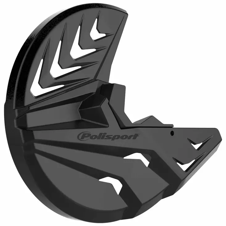 Polisport Disk w/bottom fork prot YZ125/250 YZ250/450F(08-..) black/black (8) - Moottoripyörän haarukansuojat - D344238 - 1
