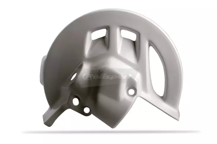 Polisport front disc protector CR125/250(95-07)/CRF450R(02-08) white (6) - Moottoripyörän haarukansuojat - D345168 - 1