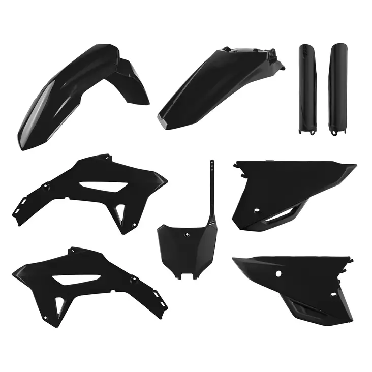 Polisport Full Kit CRF450 21-24 CRF250R 22-24 Black (1) - Moottoripyörän muovisarjat - D400418 - 1