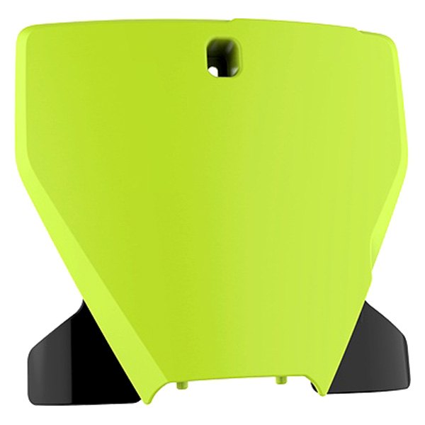 Polisport Number Plate Husqvarna TC125 FC250/350/450 19-22 Yellow FLO/black (8) - Moottoripyörän numerokilvet - D345878 - 1