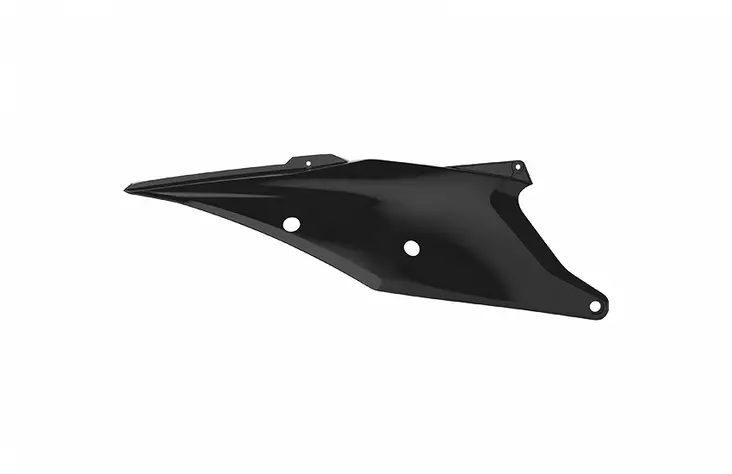 Polisport side panels KTM SX/SXF/XCF 19-22 black (4) - Moottoripyörän sivupaneelit - D345338 - 1