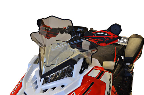 Powermadd Tuulilasi Polaris Axys Matala 16"/Savu - Moottorikelkan tuulilasit - D245508 - 1