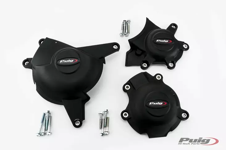 Puig Engine Cover Track Homologated Suzuki Gsx-R100 - Moottoripyörän kaatumaraudat - D501898 - 1