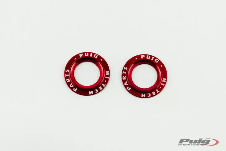 Puig Kit Rings Anodized Front Fork-Swing Arm Protector - Moottoripyörän kaatumatapit - D337408 - 1