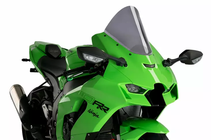 Puig R-Racer Screen Kawasaki Zx-10R/Rr 21' C/Dark Smoke - Moottoripyörän tuulisuojat - D406918 - 1
