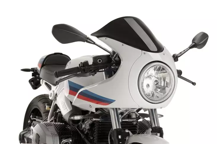 Puig Racing Screen Bmw R Nine T Racer 17-18' C/Black - Moottoripyörän tuulisuojat - D302488 - 1