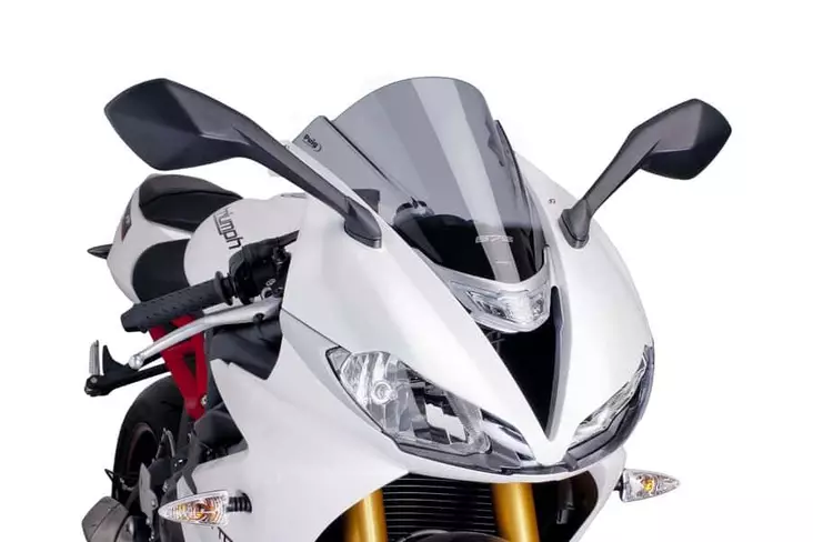 Puig Racing Screen Triumph Daytona 675/R 13-17' C/Smoke - Moottoripyörän tuulisuojat - D299818 - 1