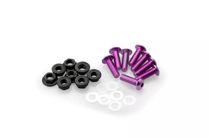 Puig Screw Kit C/Violet - Moottoripyörän tuulisuojien tarvikkeet - D296708 - 1