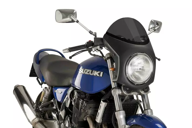 Puig Semifairing C/Black Diam.195Mm Windshield C/Fume - Moottoripyörän tuulisuojat - D302738 - 1