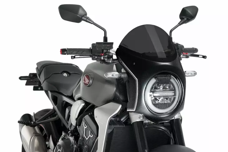 Puig Semifairing C/Simil Carbono Honda Cb1000R Neo Spo - Moottoripyörän katteet & tuulenohjaimet - D337858 - 1