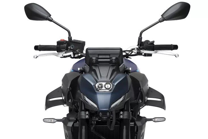 Puig Spoilers D12 Yamaha Mt-07 25' C/Matt Black - Moottoripyörän katteet & tuulenohjaimet - D539858 - 1