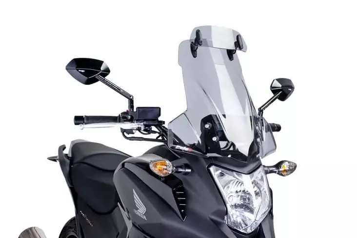 Puig Touring Shields W/Visor Honda Nc700X 12-13 C/Smoke - Moottoripyörän tuulisuojat - D299178 - 1