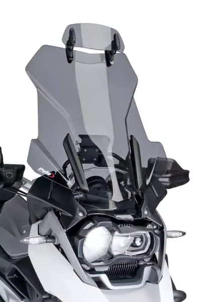 Puig Visor Multiadjustable Clip-On 230X90Mm. C/Smoke - Moottoripyörän tuulisuojat - D299518 - 1