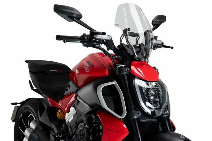 Puig Winds. New Generation Regula. Ducati Diavel V4 - Moottoripyörän tuulisuojat - D511048 - 1