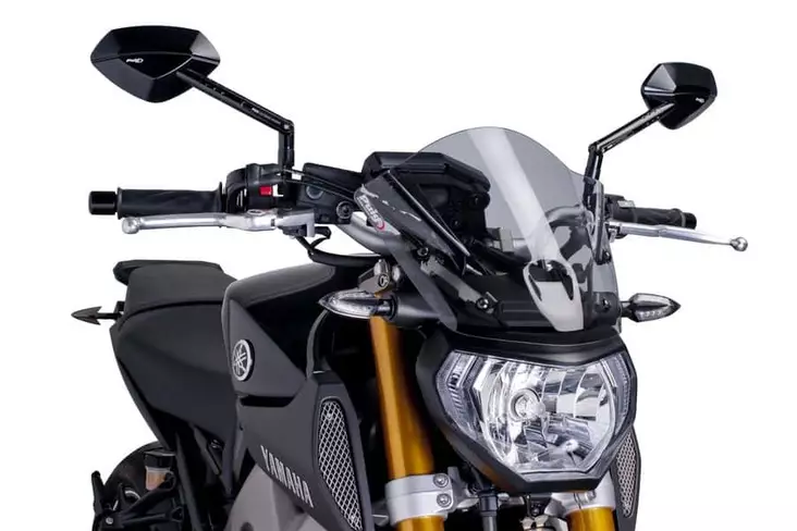 Puig Windshield New Gen Sport Yamaha MT09 13'-16' C/Smo - Moottoripyörän tuulisuojat - D166978 - 1