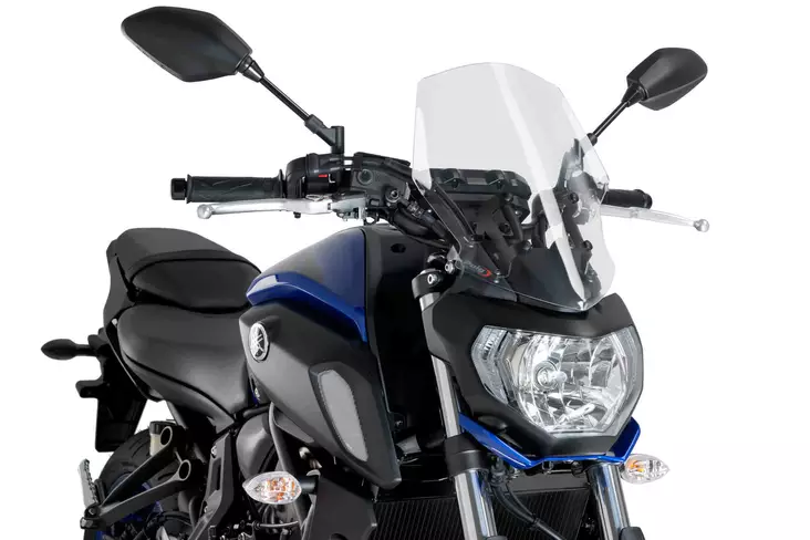 Puig Windshields N.G.Touring Yamaha Mt07 18'- C/Clear - Moottoripyörän tuulisuojat - D302908 - 1