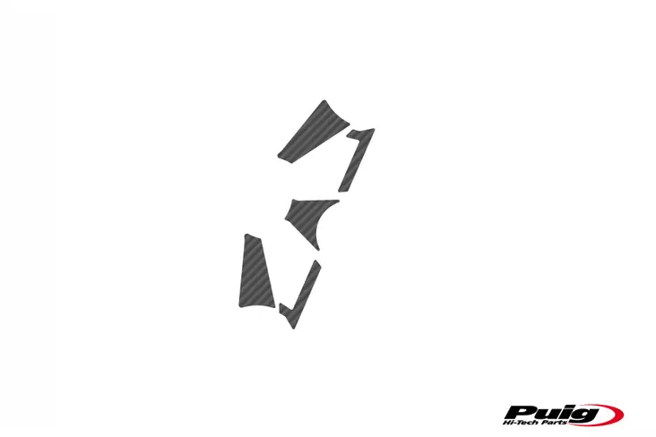Puig Yoke Protector Daytona 657/R 13' C/Carbon Look - Moottoripyörän kaatumatapit - D299948 - 1