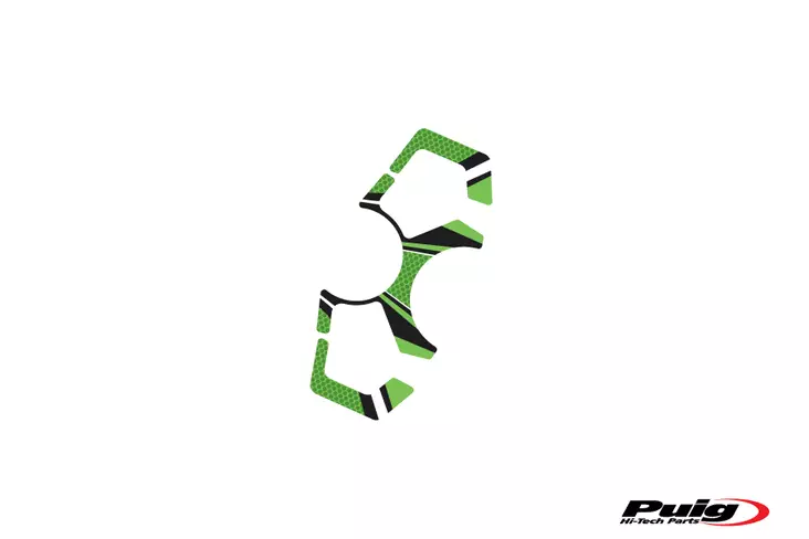 Puig Yoke Protector Radikal Ninja 400 18' C/Green - Moottoripyörän kaatumatapit - D302848 - 1