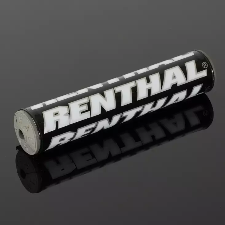 Renthal Shiny Pehmuste Musta - Moottoripyörän ohjaustangon pehmusteet - D446308 - 1