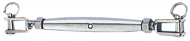 S.S Vantin säätöruuvi 2 haarukka 6mm - Veneen Vantturit & takilat - D123418 - 1