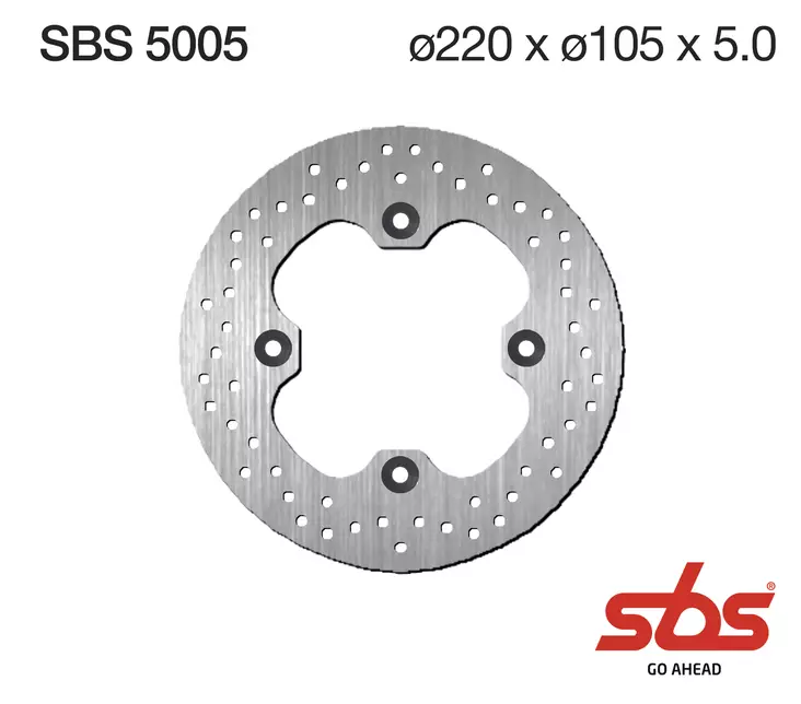 Sbs Jarrulevy Standard - Moottoripyörän jarrulevyt - D241638 - 1