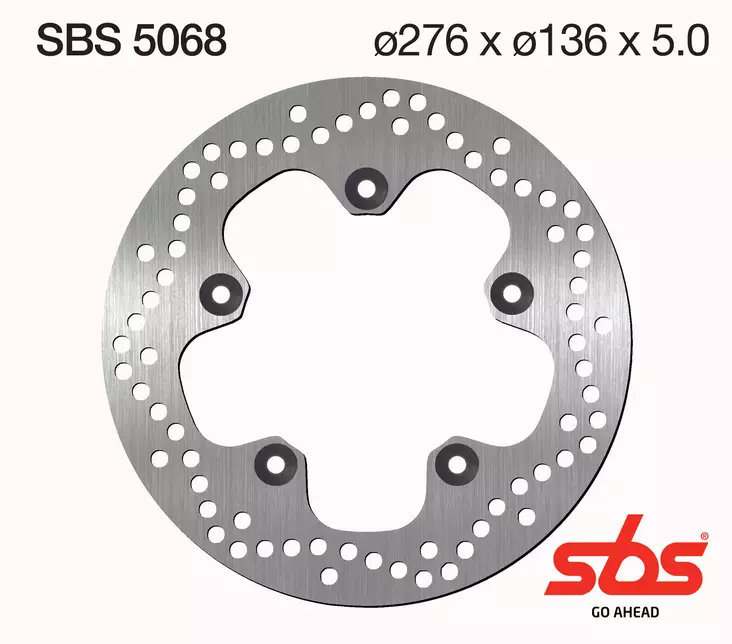 Sbs Jarrulevy Standard - Moottoripyörän jarrulevyt - D241698 - 1
