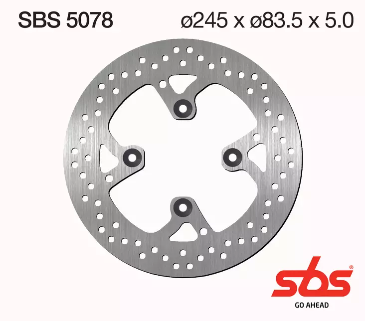 Sbs Jarrulevy Standard - Moottoripyörän jarrulevyt - D241708 - 1