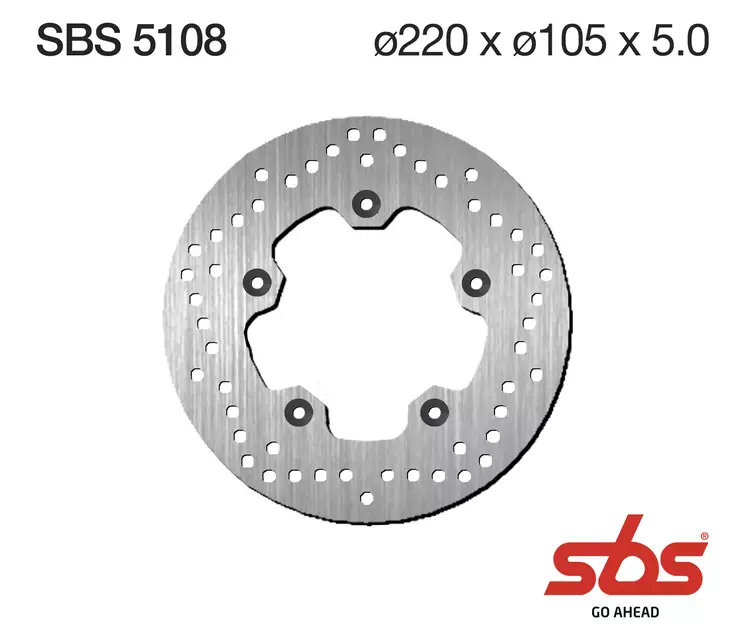 Sbs Jarrulevy Standard - Moottoripyörän jarrulevyt - D241738 - 1