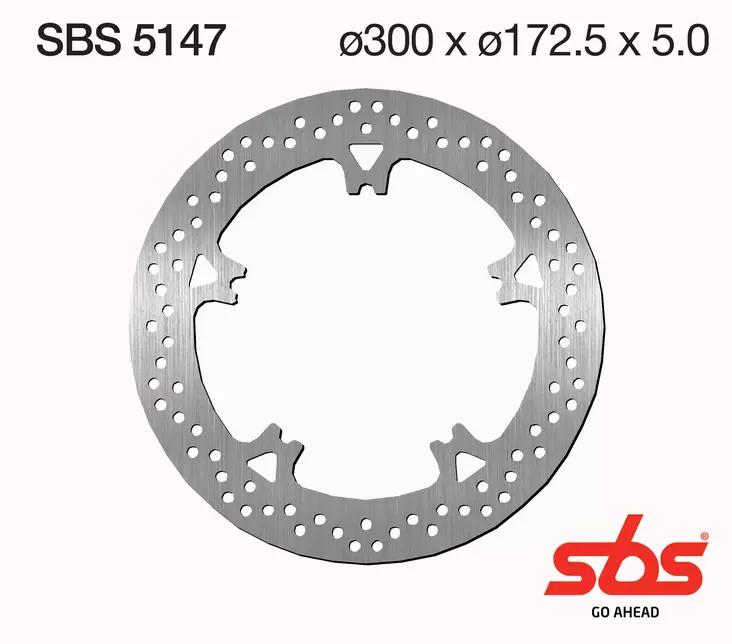 Sbs Jarrulevy Standard - Moottoripyörän jarrulevyt - D241768 - 1