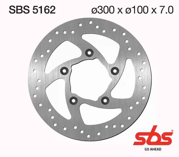 Sbs Jarrulevy Standard - Moottoripyörän jarrulevyt - D241778 - 1