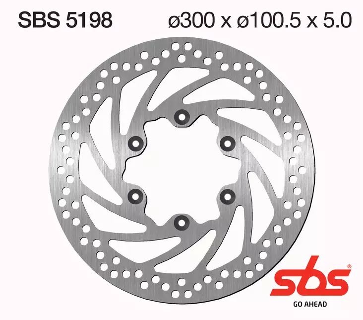 Sbs Jarrulevy Standard - Moottoripyörän jarrulevyt - D241808 - 1