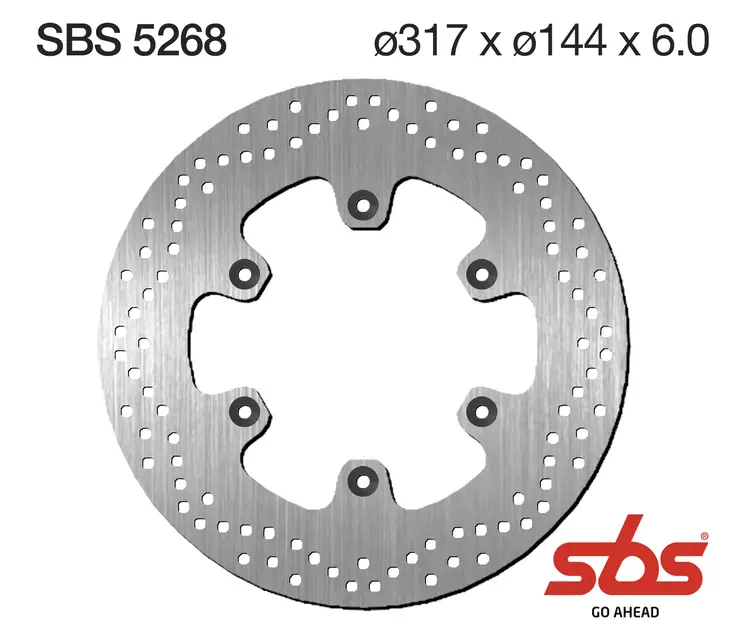 Sbs Jarrulevy Standard - Moottoripyörän jarrulevyt - D241868 - 1